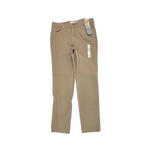 NEW Faded Glory Straight Leg Women's size 10 Tall Tan Brown Denim Jeans